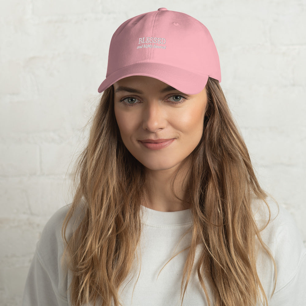 Women Blessed and Highly Favored Dad Hat