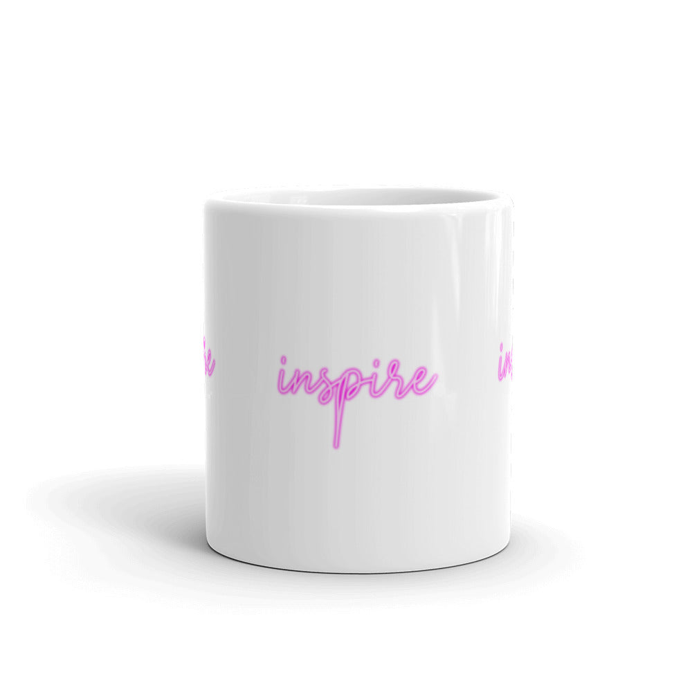 Inspire White glossy mug
