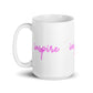 Inspire White glossy mug